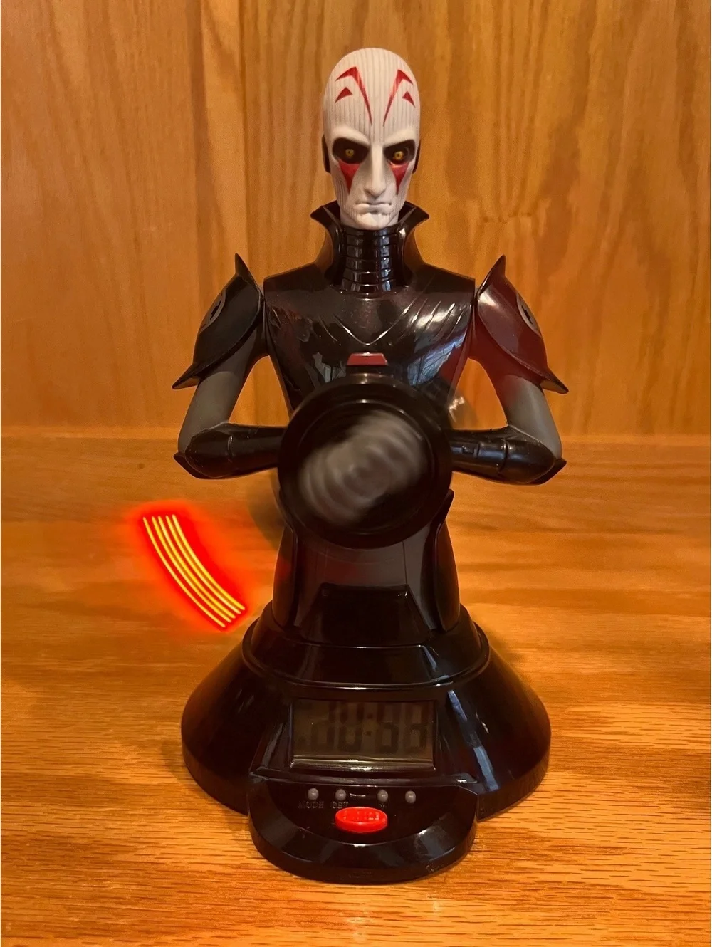 Star Wars Darth Malgus Electronic Alarm Clock with Lights and Sound